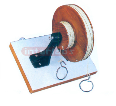 WHEEL AND AXLE SIMPLE FORM WALL MOUNTING